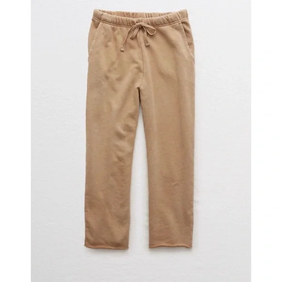 Aerie Sandy Fleece Crop Sweatpants - Picture 2 of 4